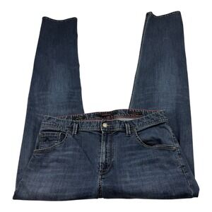 Alberto Stone Modern Fit Dynamic Superfit Denim Blue Jeans Mens 34x33 1787-890